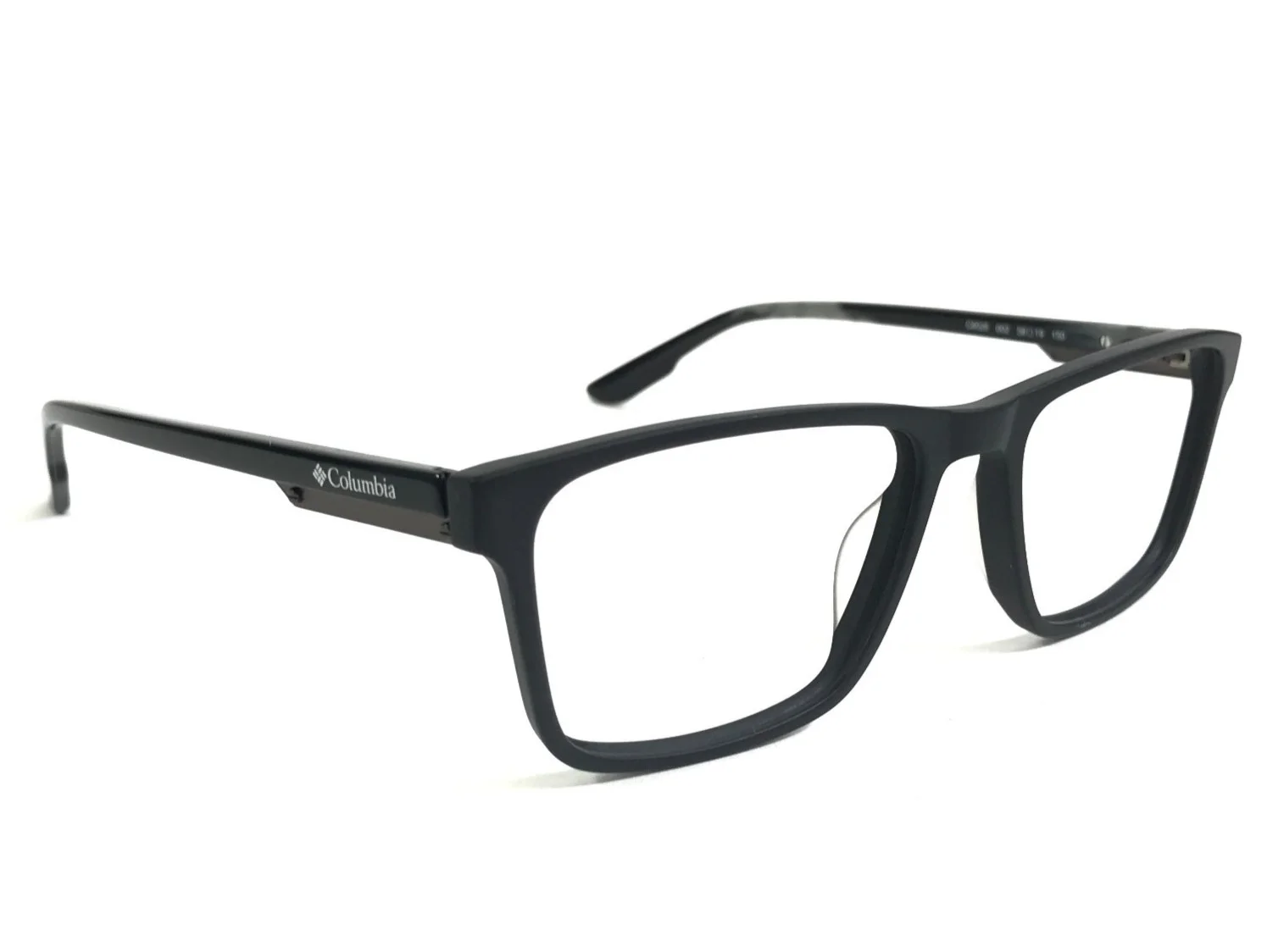 Columbia Eyeglasses Frames C8026 002 Black Rectangle Full Rim 58-19-150 3