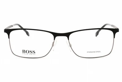 HUGO BOSS BOSS 1186 RZZ Eyeglasses Matte Black Dark Ruthenium Frame 58mm 4