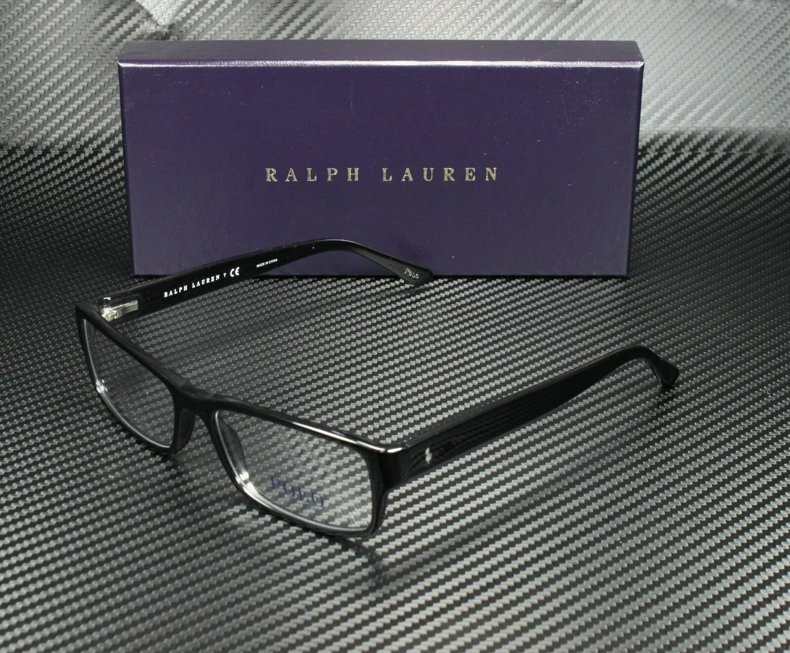 Ralph Lauren Polo PH2065 5001 Shiny Black Rectangle Men