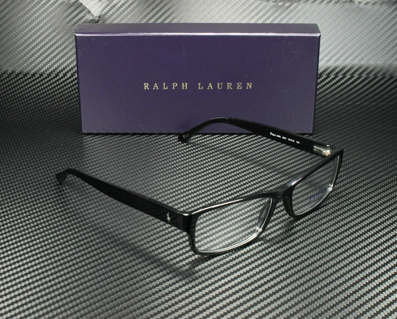 Ralph Lauren Polo PH2065 5001 Shiny Black Rectangle Men 3